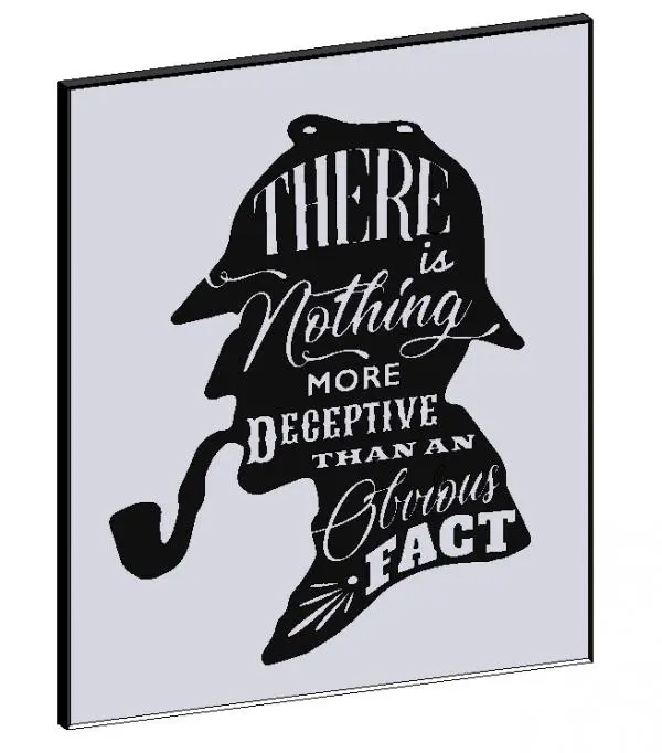 Sherlock Holmes Art Painting