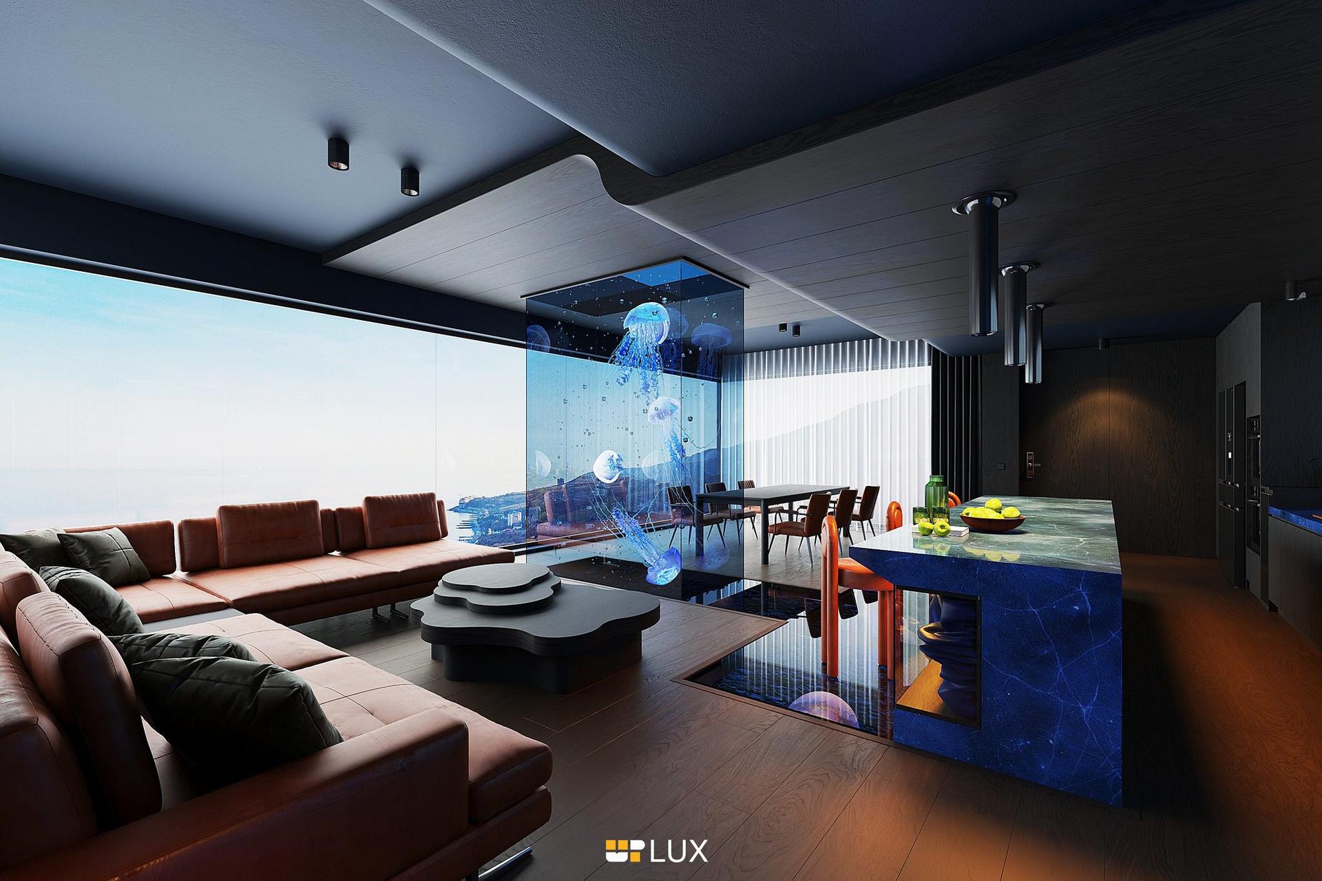 Living Room – Kitchen Interior