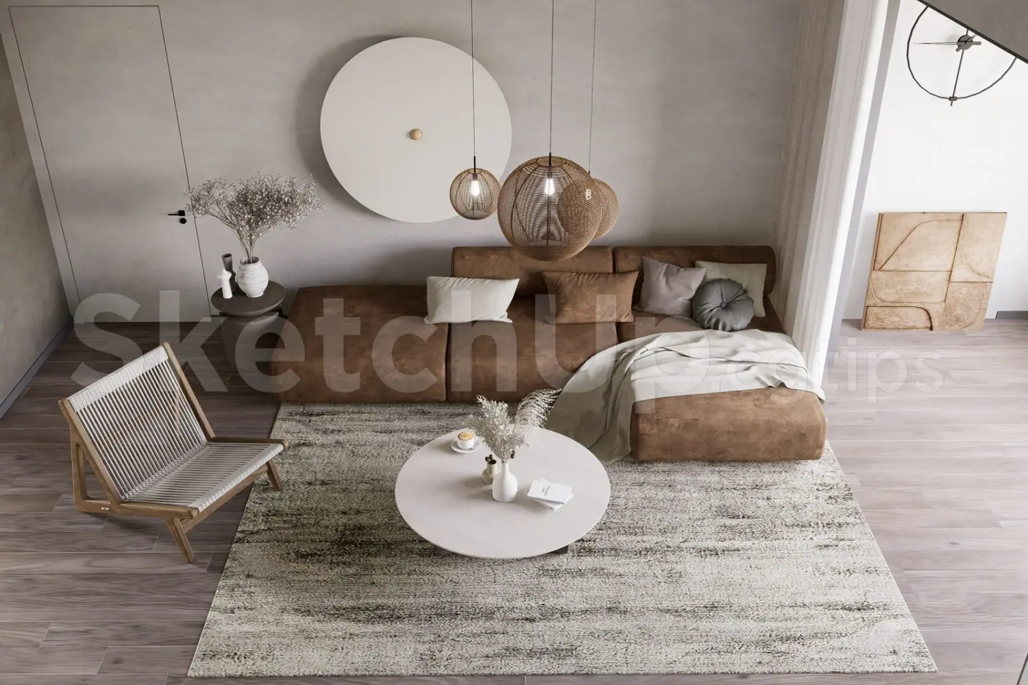 Living Room Interior — preview 1 (cgtips, CC0)