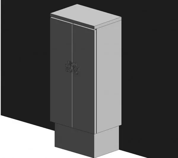 Electrical Switchboard Cabinet — preview 1, by Stacky (RevitCity, CC0)