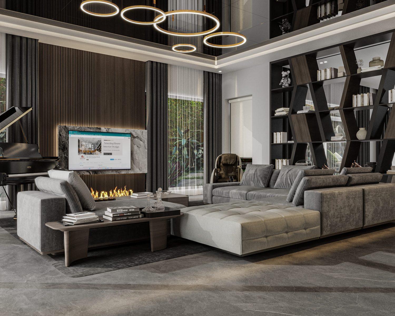 Living Room – Kitchen Interior