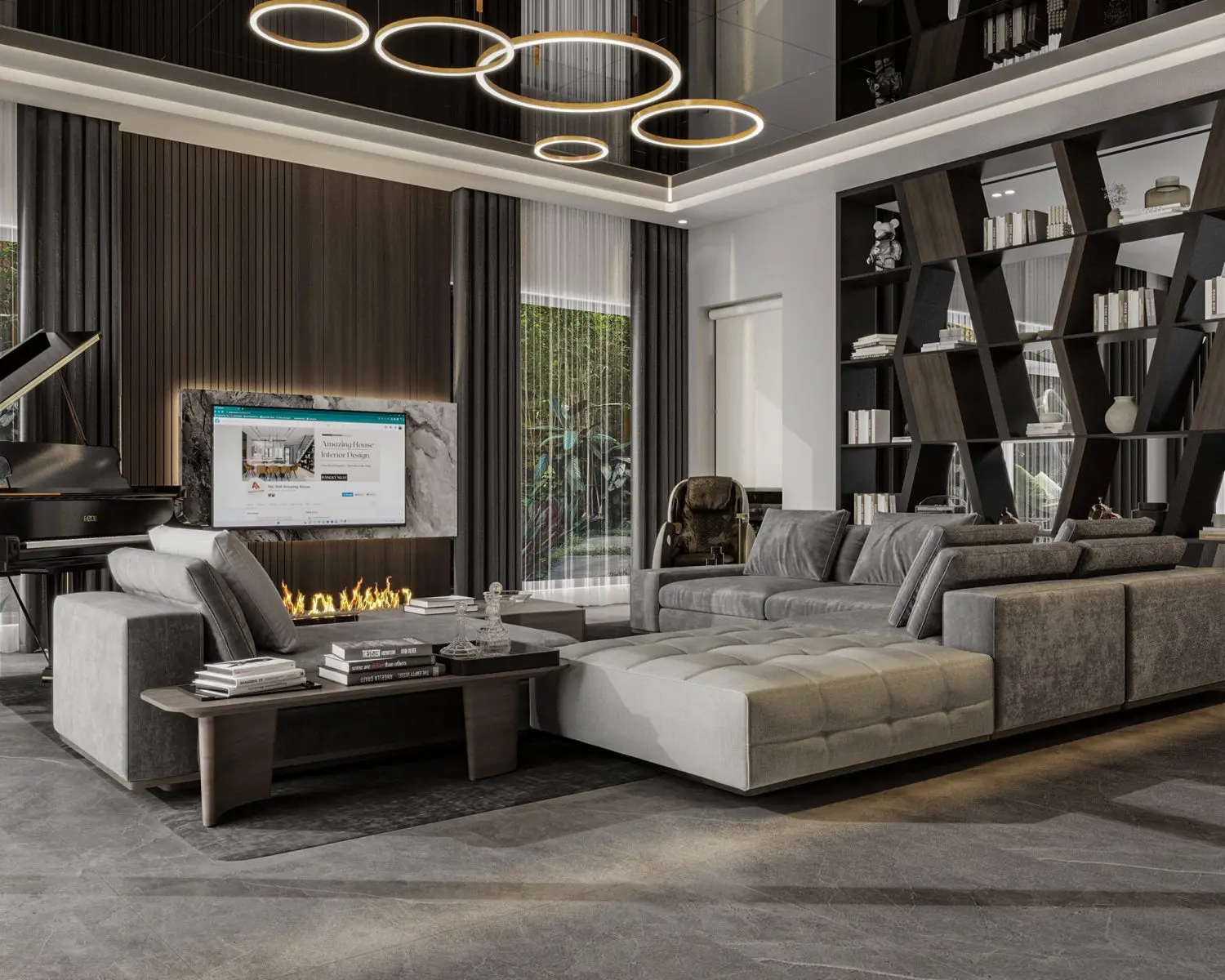 Living Room – Kitchen Interior