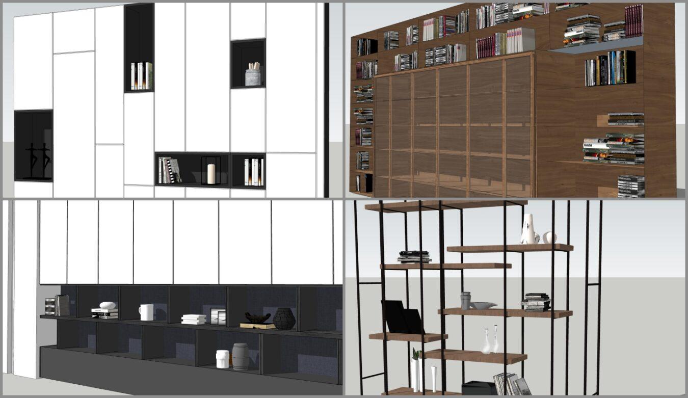 Combo Decorate Bookself