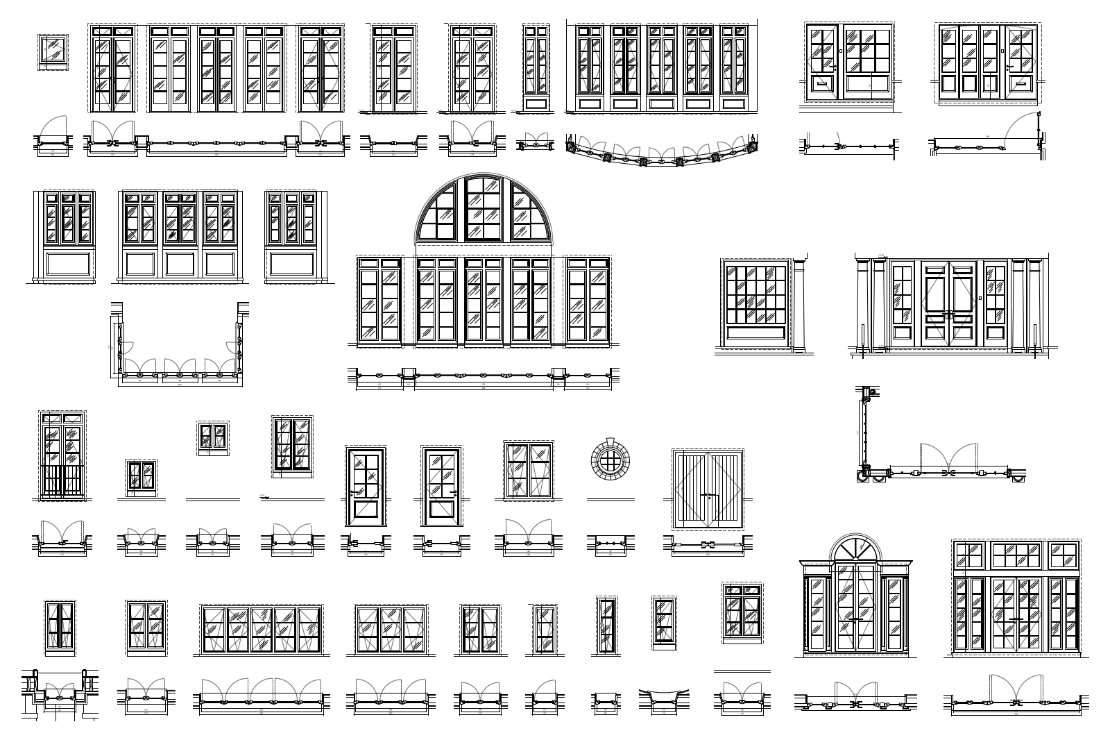 Doors and windows set