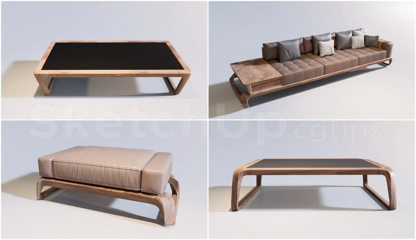 Tổng Hợp Bàn Trà, Sofa, Ghế Băng Gỗ Óc Chó