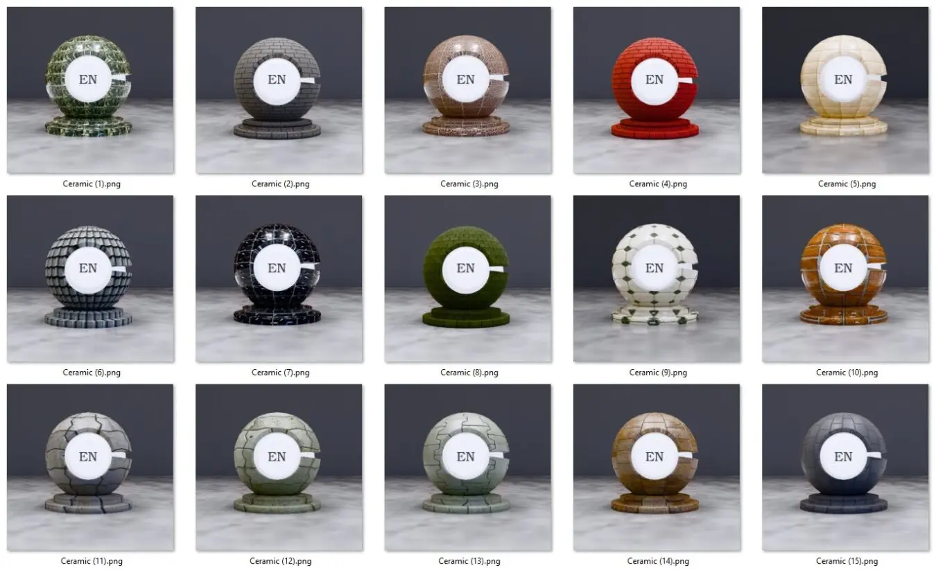 Enscape Ceramic Material