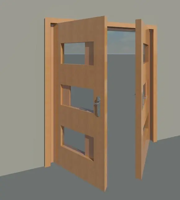 Modern Double Door