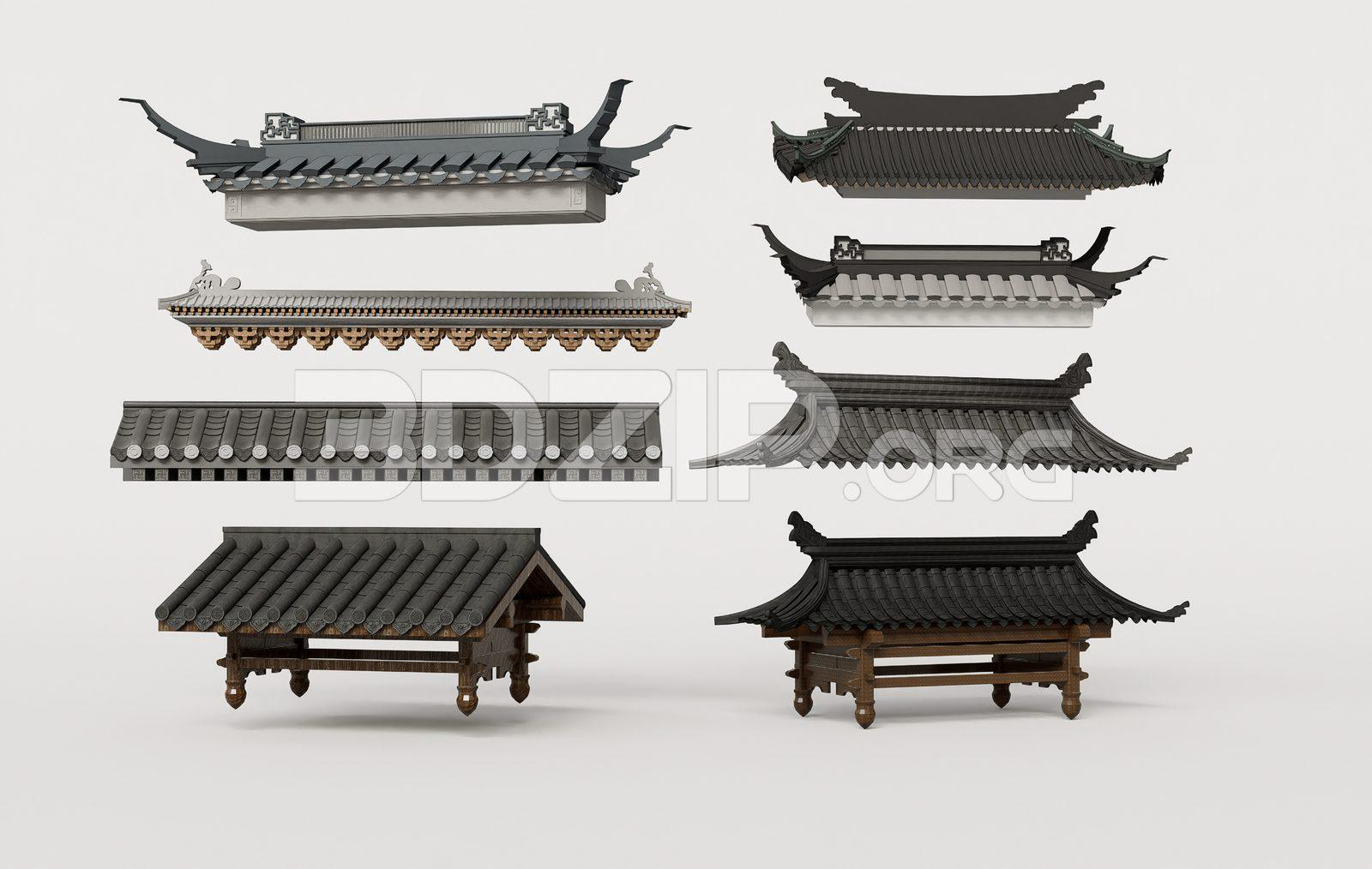 Traditional Asian Roof Collection