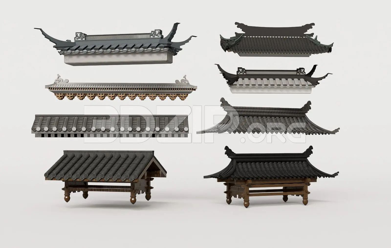 Traditional Asian Roof Collection