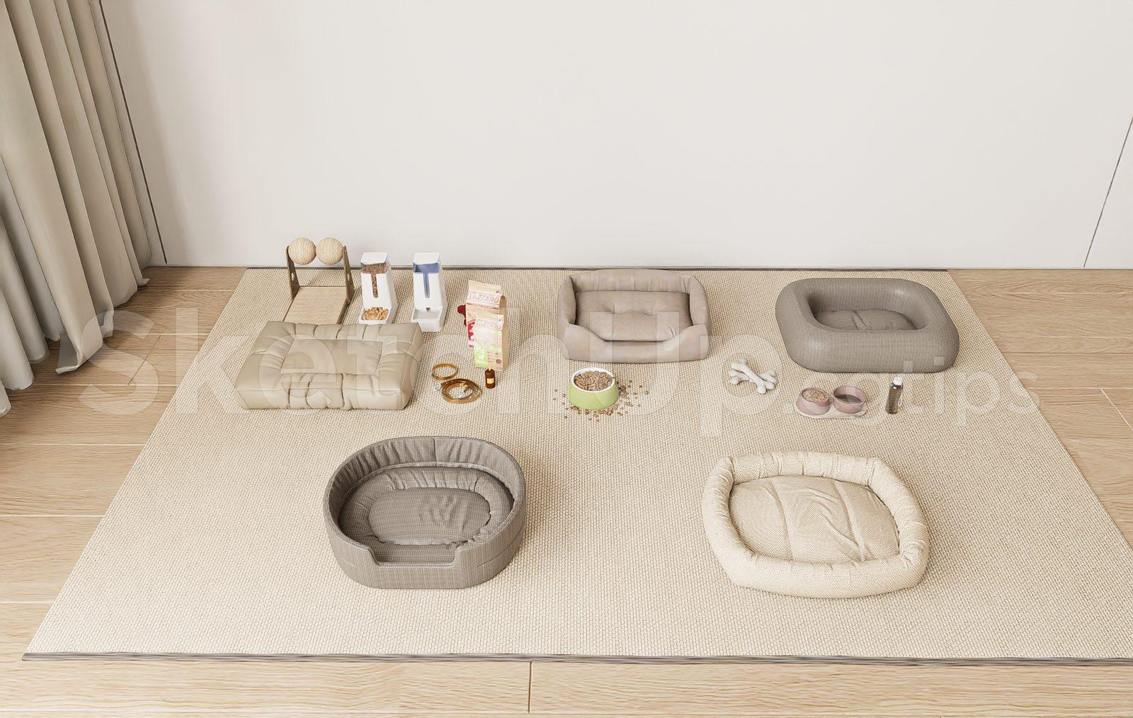 Modern Pet Accessories and Bed Collection