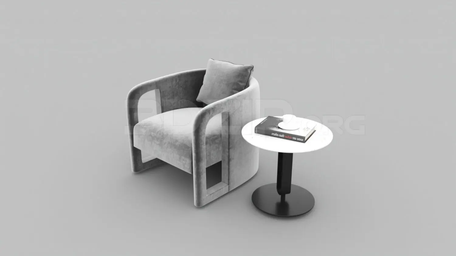 Armchair — preview 1 (3dzip, CC0)