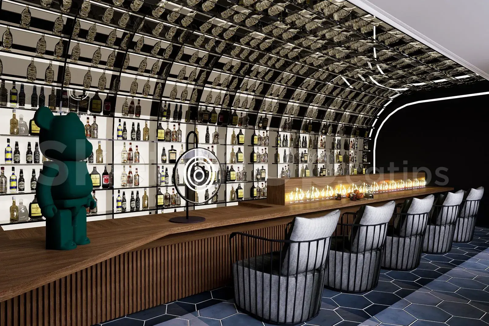 Restaurant Bar Interior