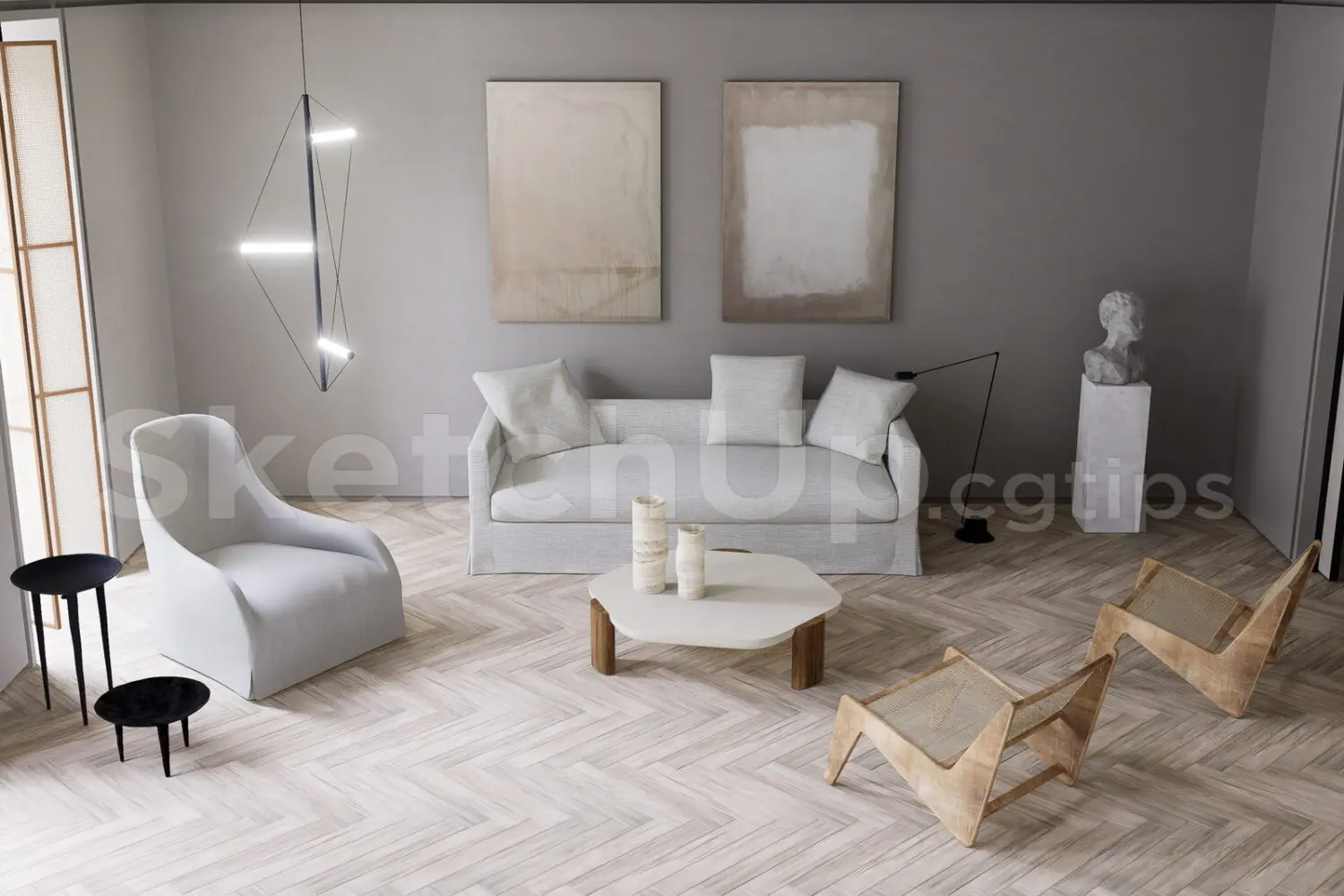 Living Room Interior — preview 1 (cgtips, CC0)