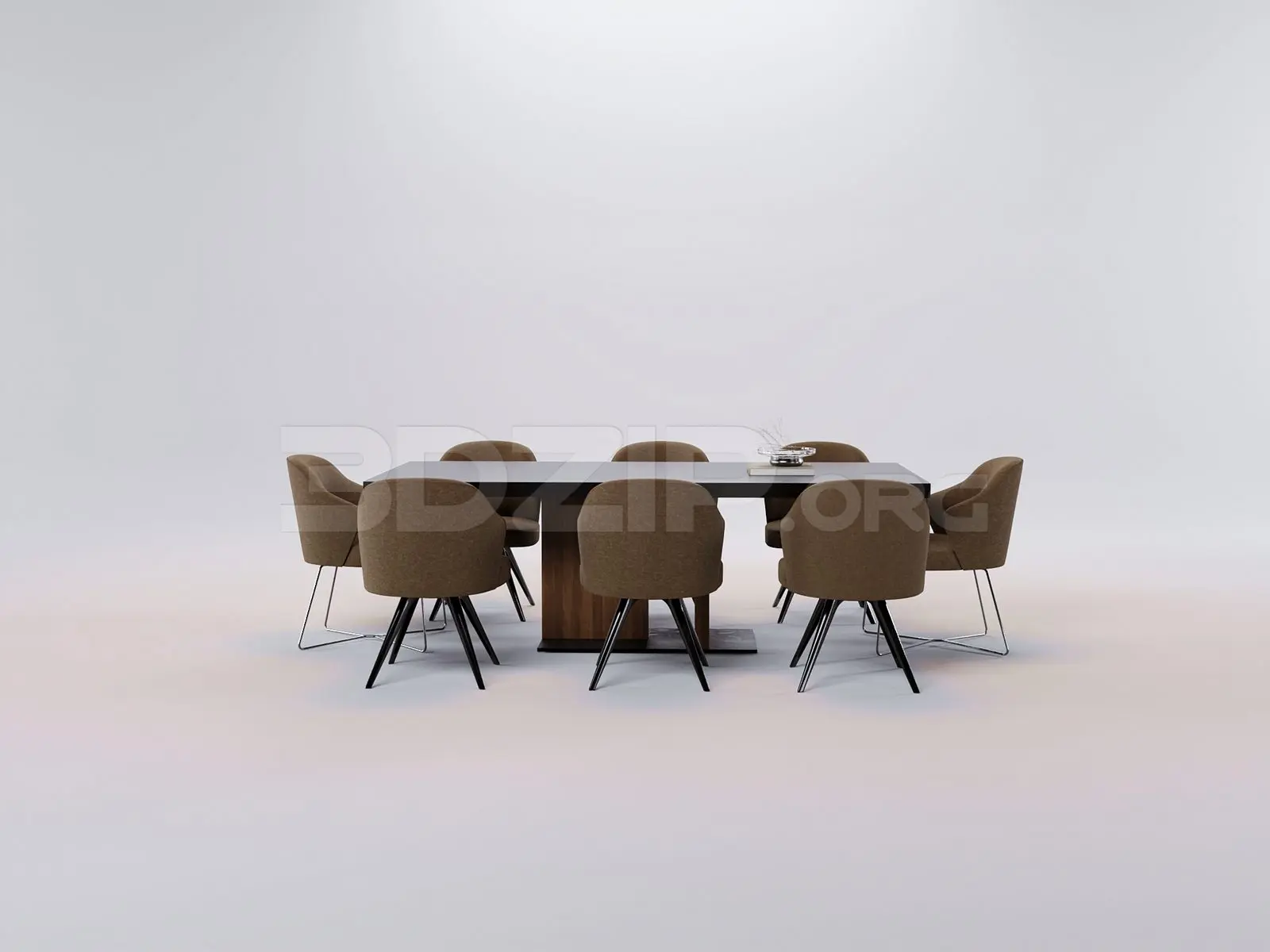 Dining Table And Chair — preview 1 (3dzip)