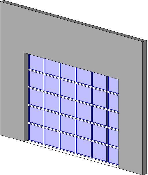 Glass Panel Garage Door