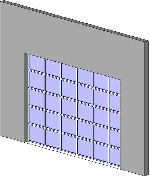 Glass Panel Garage Door