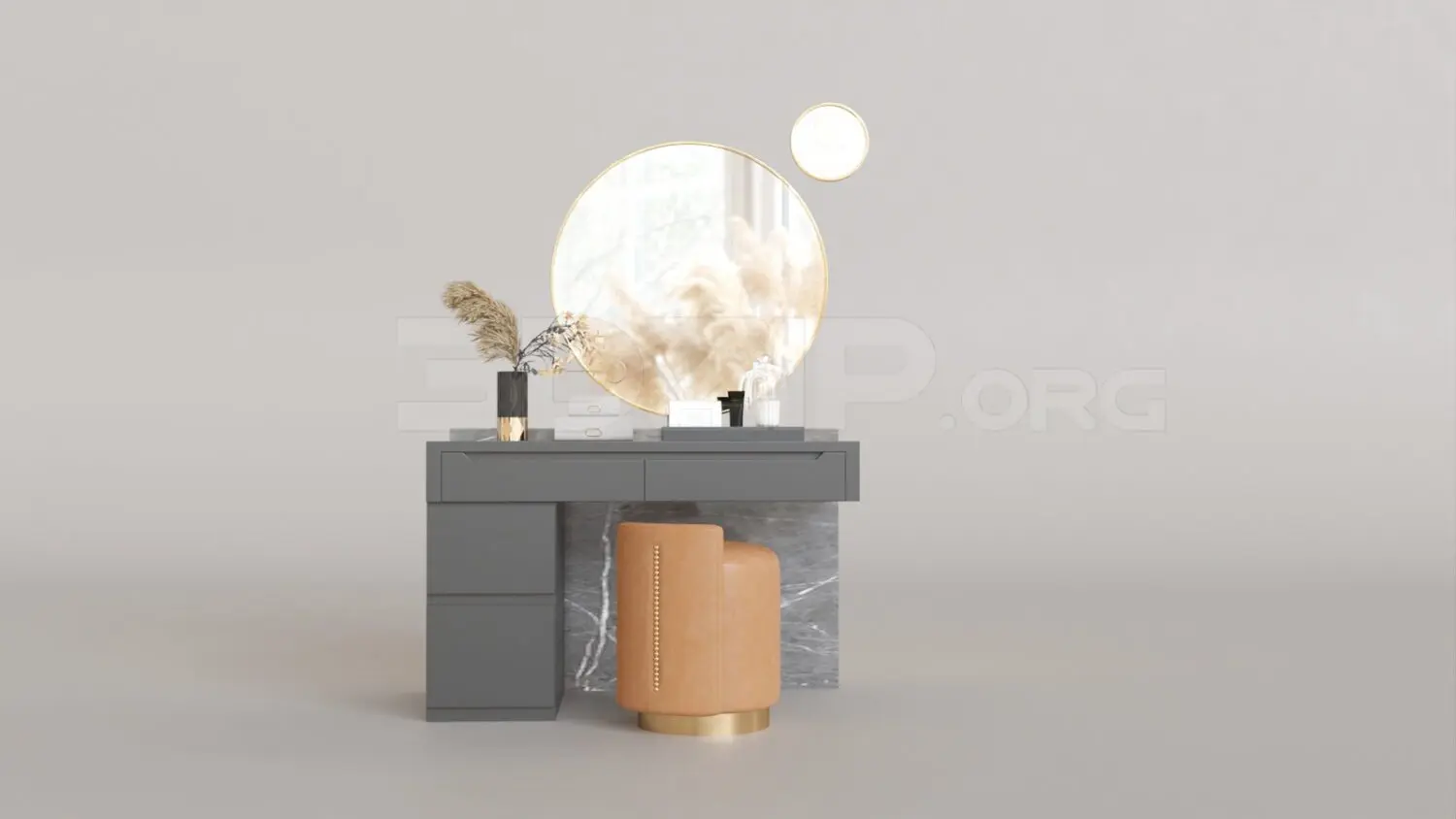 Dressing Table — preview 1 (3dzip, CC0)