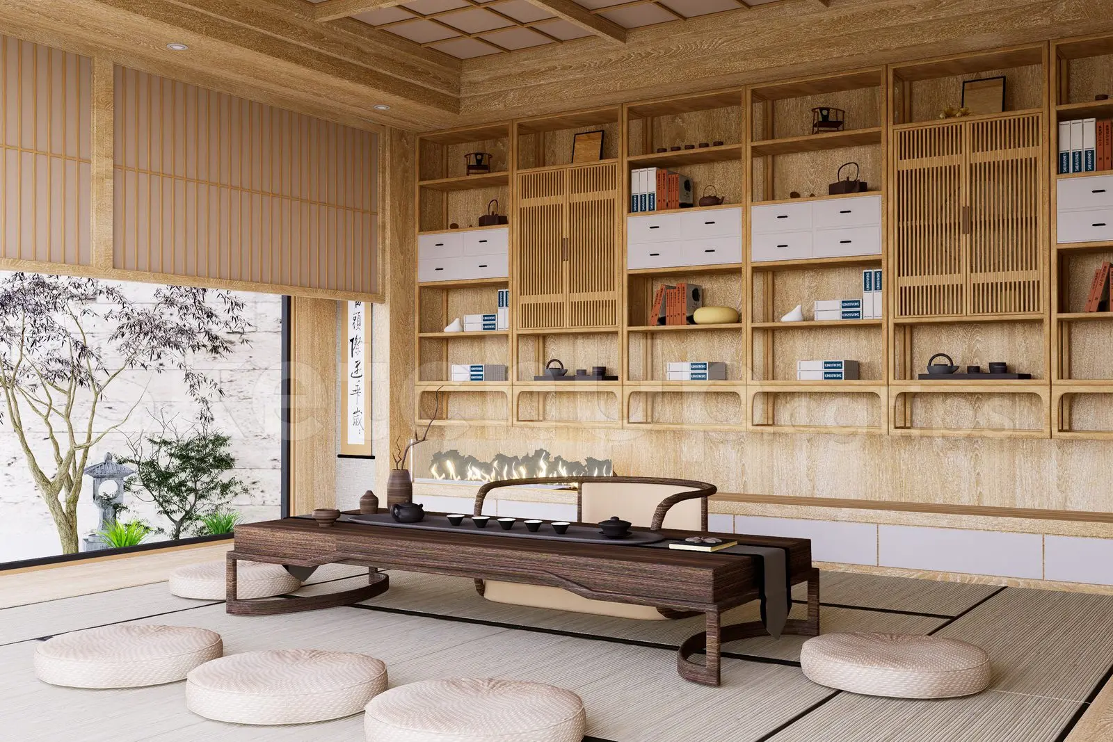 Tea Room Interior