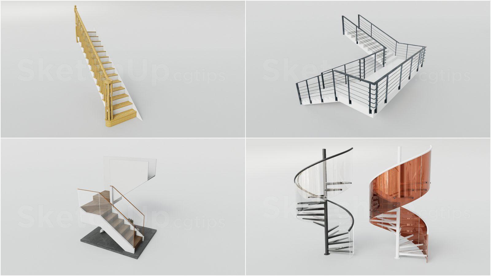 Stairs Model – Modern Architectural 3D Design