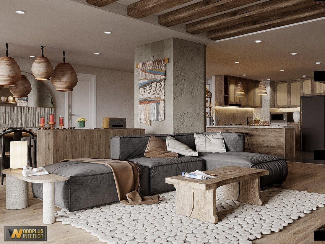 Interior Kitchen – Livingroom 263 Scene