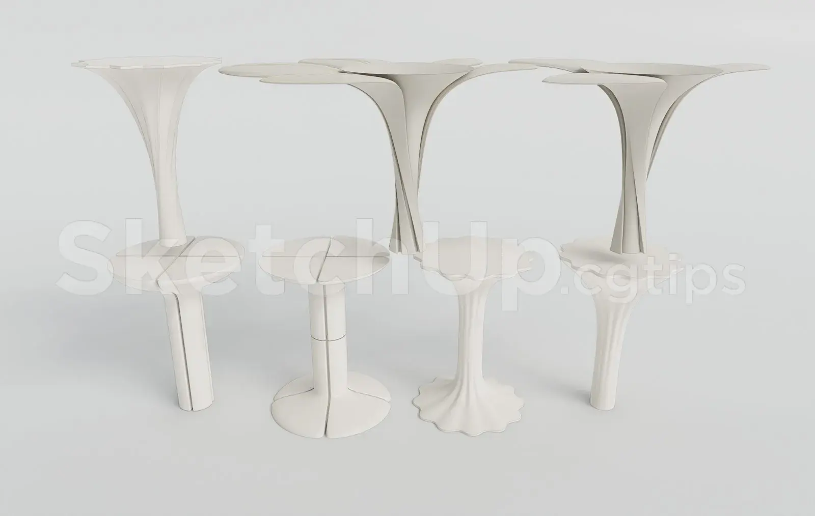 Modern Luxury Interior Lighting Columns