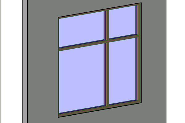 Fixed with adjustable panes