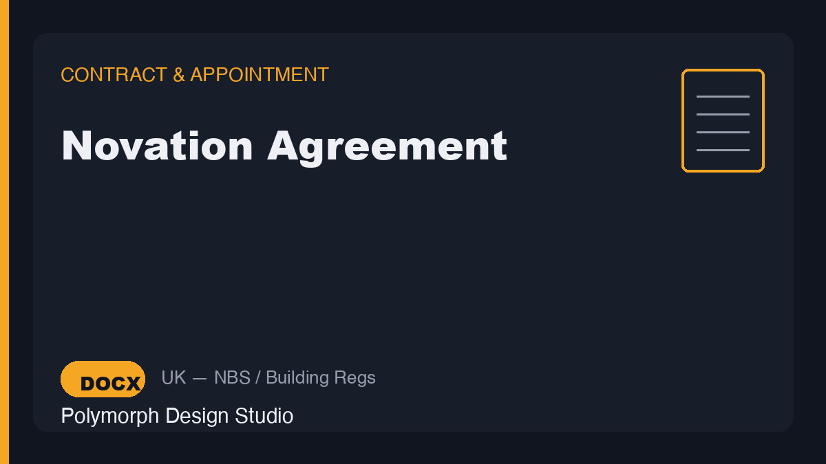 Novation Agreement