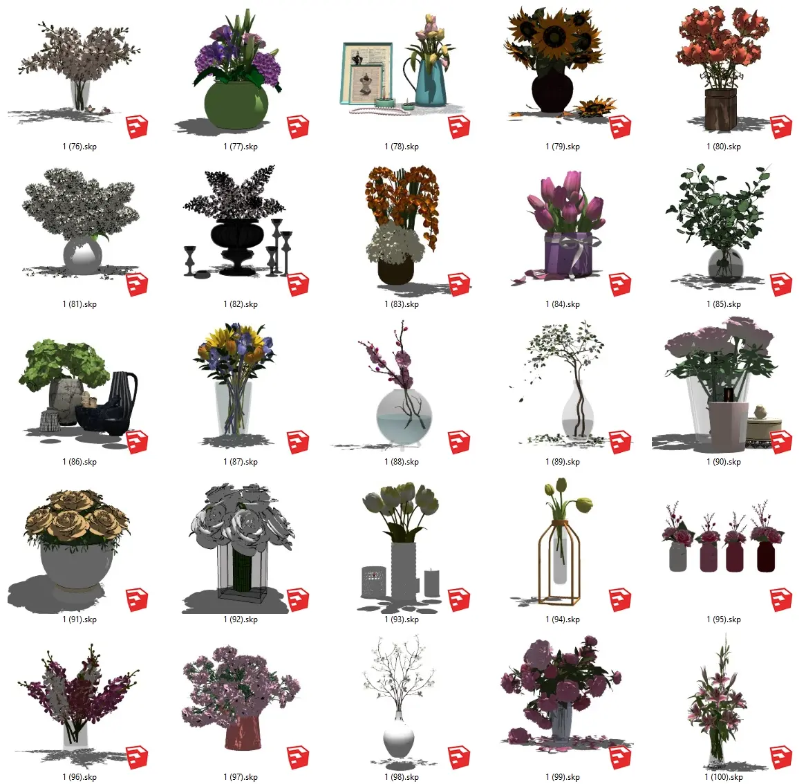 Flower vase — preview 1 (cgtips)