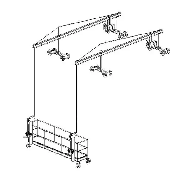 Swing Stage Scaffold - Parametric
