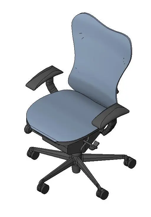 HermanMiller_Seating_Mirra_WorkChair — preview 1, by Herman Miller (RevitCity, CC0)