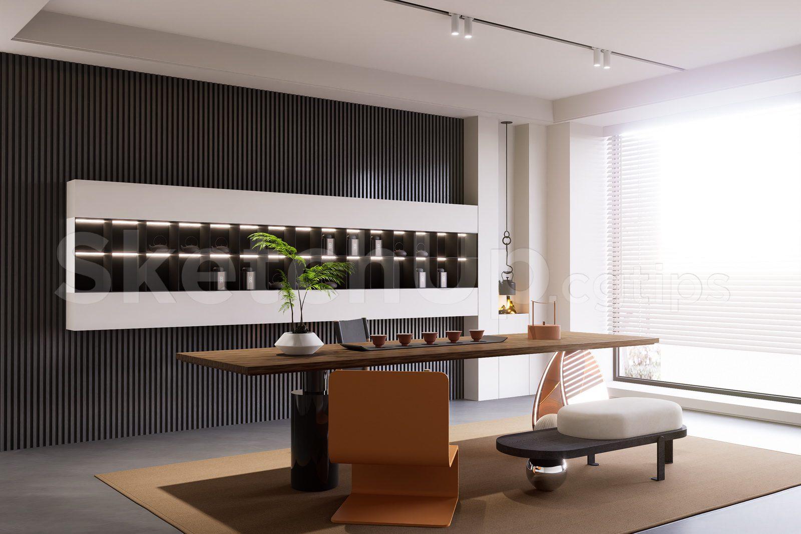 Tea Room Interior
