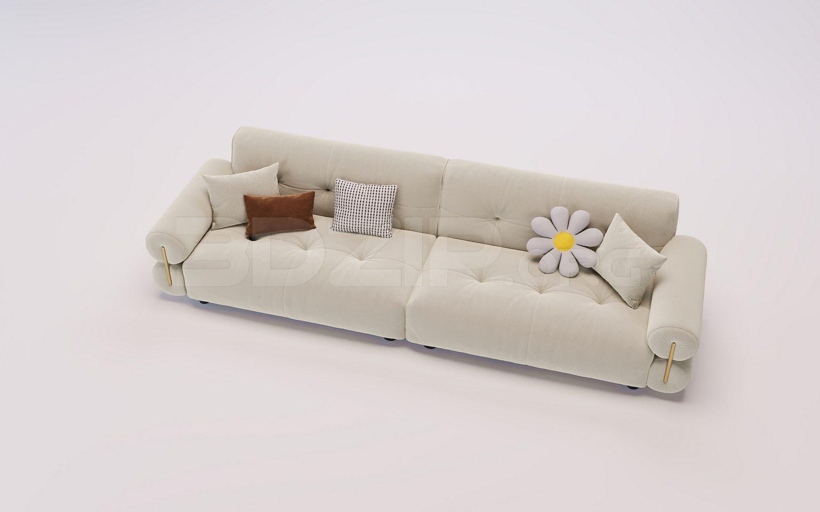 Sofa 3D Model for Interior Projects