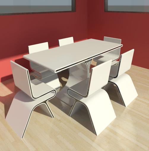 Modern Dining Set