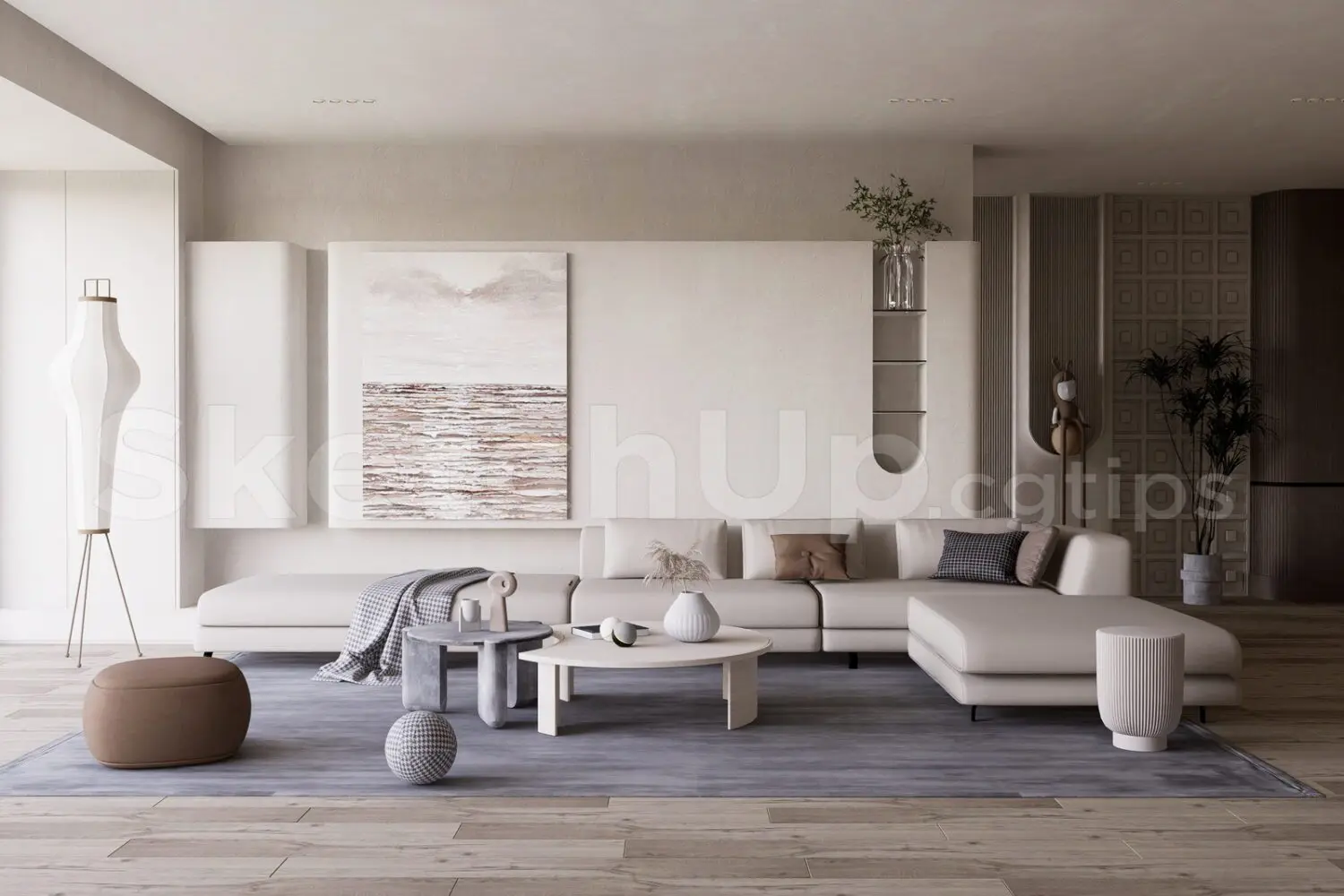 Living Room Interior — preview 1 (cgtips, CC0)