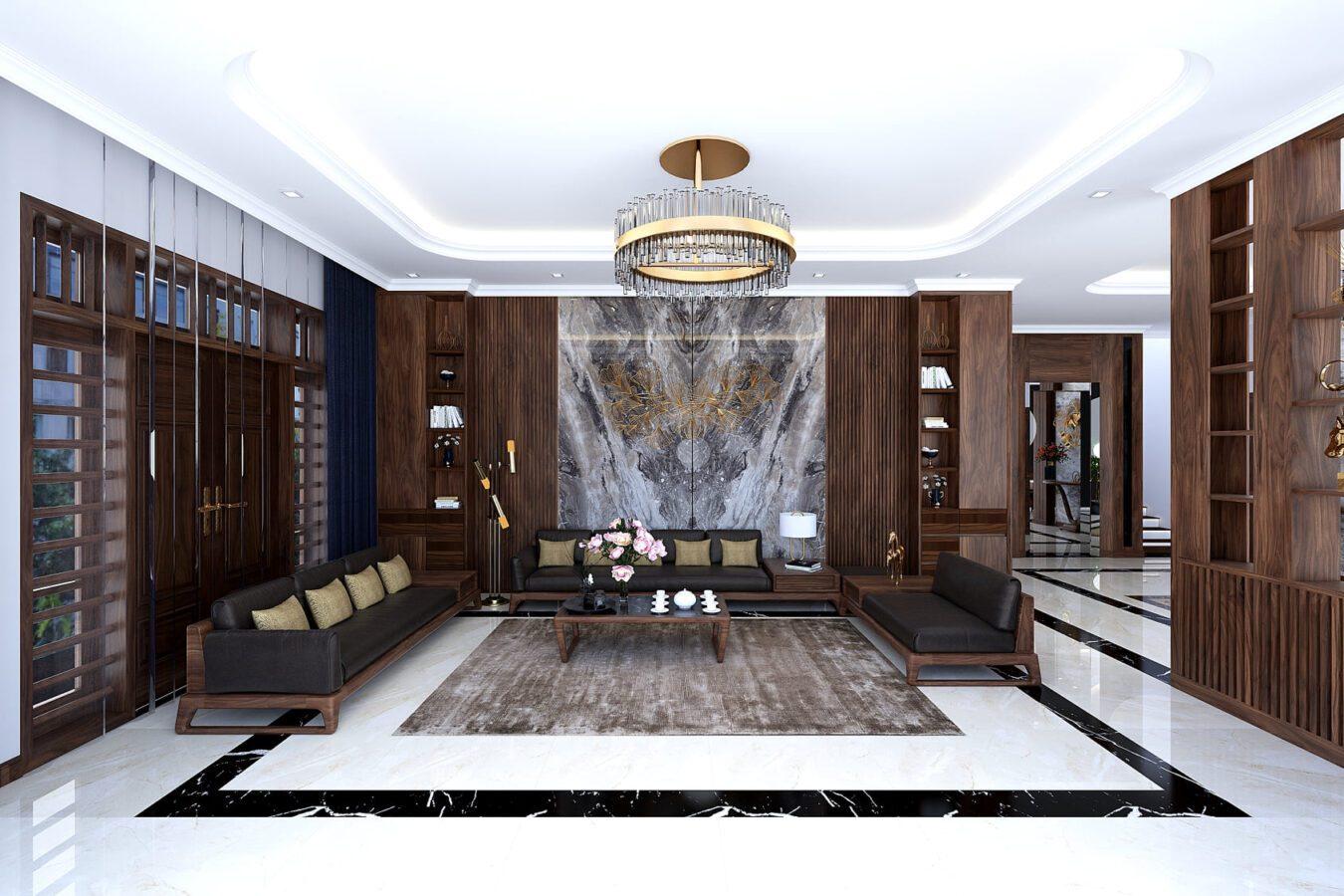 Living Room – Kitchen Interior