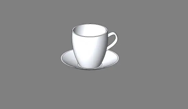 Ikea - Vardera Teacup with Saucer