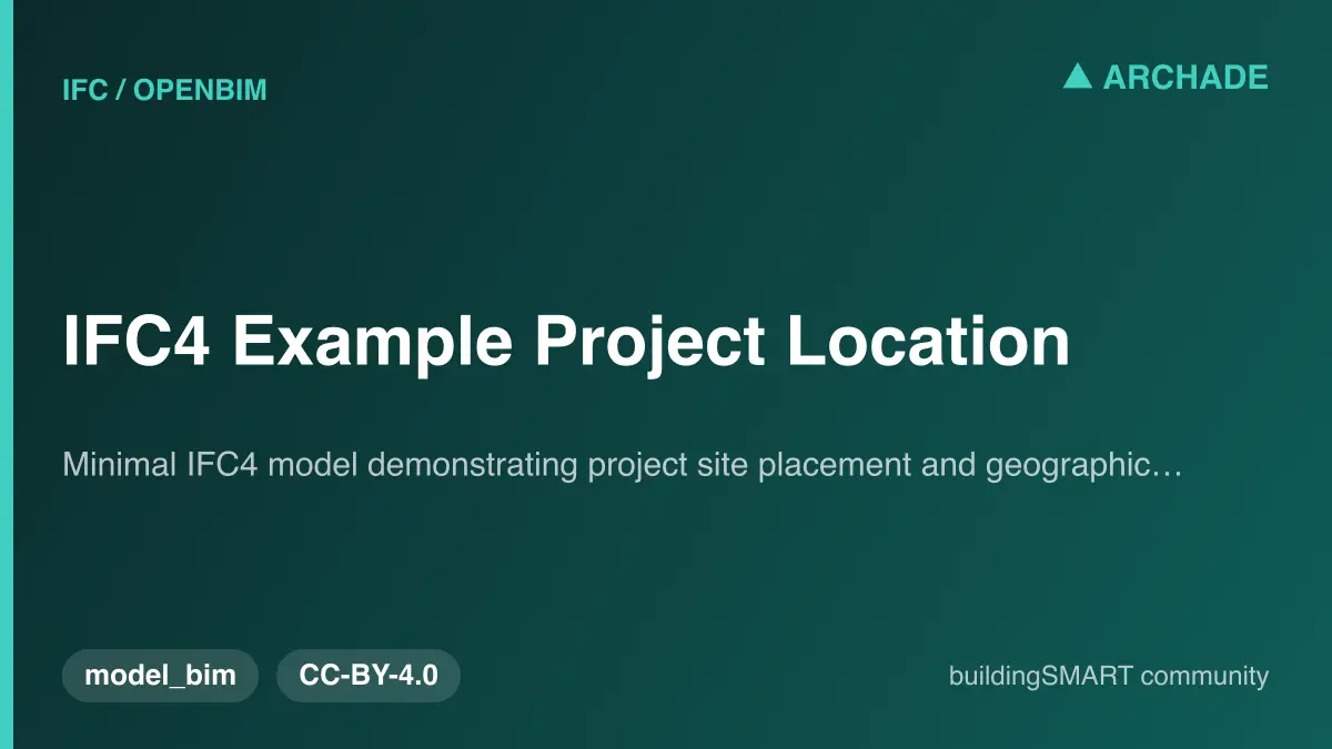IFC4 Example Project Location