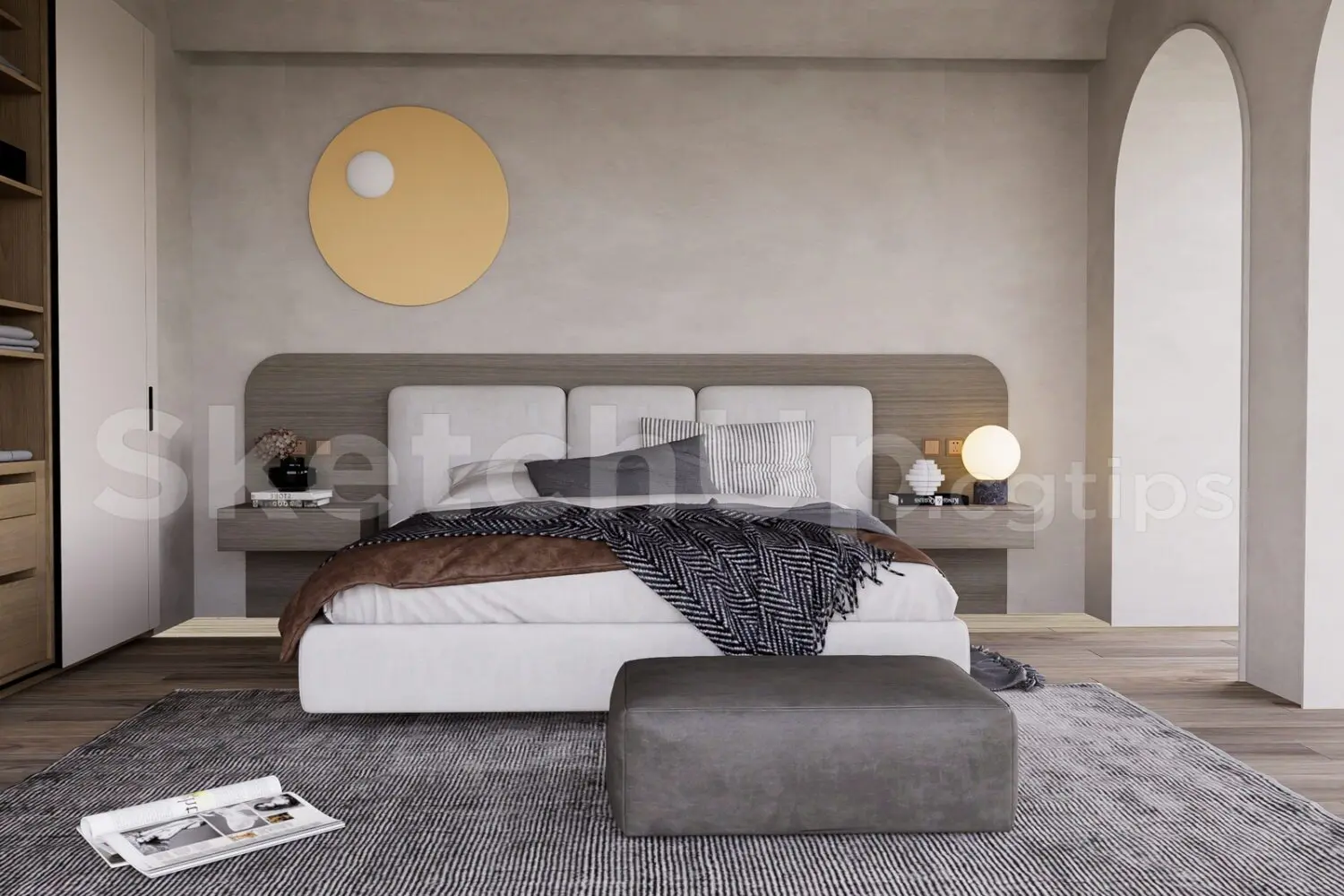 Bedroom Interior — preview 1 (cgtips, CC0)