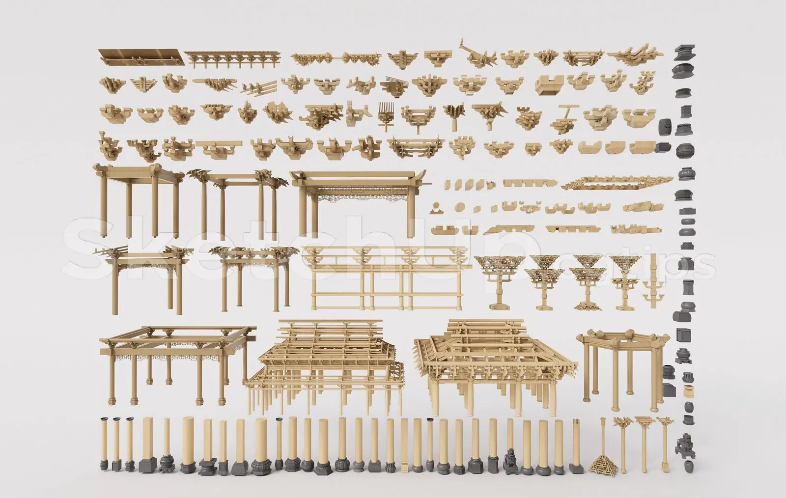 Ancient Chinese Architecture: Mortise and Tenon Joint Structure