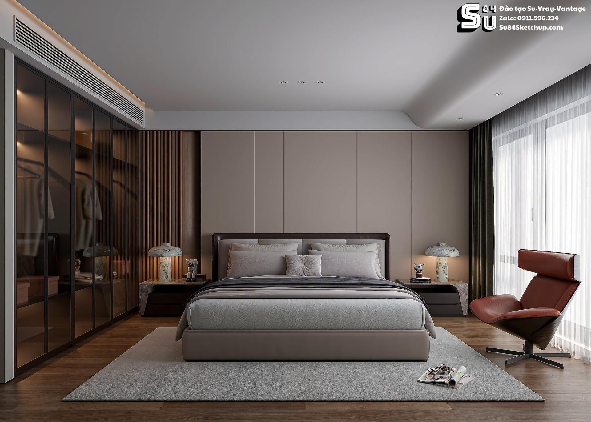 Modern Luxury Bedroom Interior