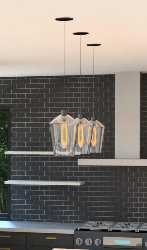 Edison Light Pendant — preview 1, by Jtrex (RevitCity, CC0)