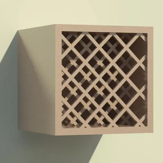 Wall wine rack
