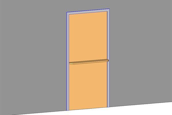Dutch door - 2 stacked leaves