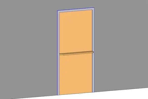 Dutch door - 2 stacked leaves
