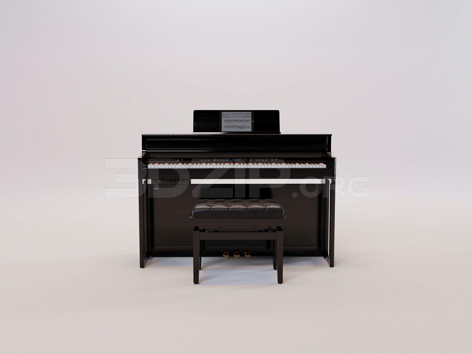 Piano — preview 1 (3dzip)