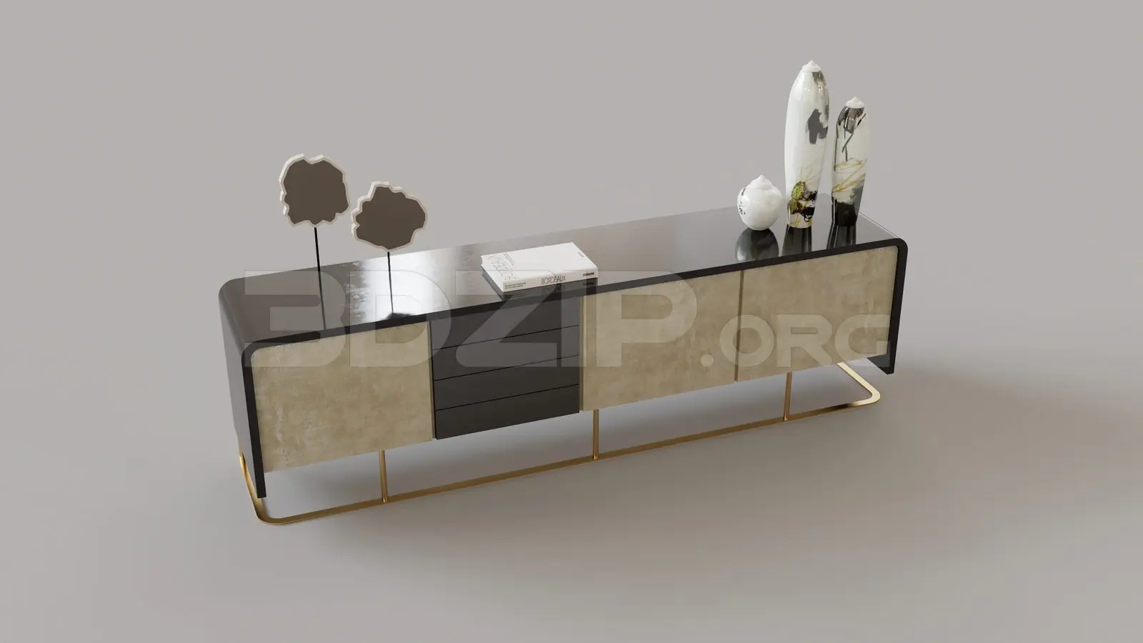 TV Cabinet — preview 1 (3dzip)