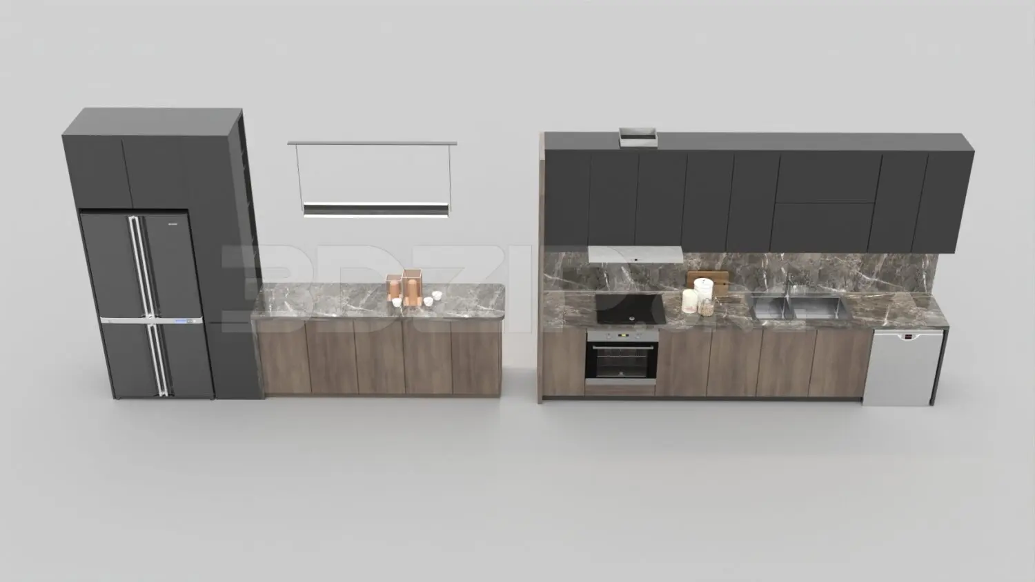 Kitchen — preview 1 (3dzip, CC0)