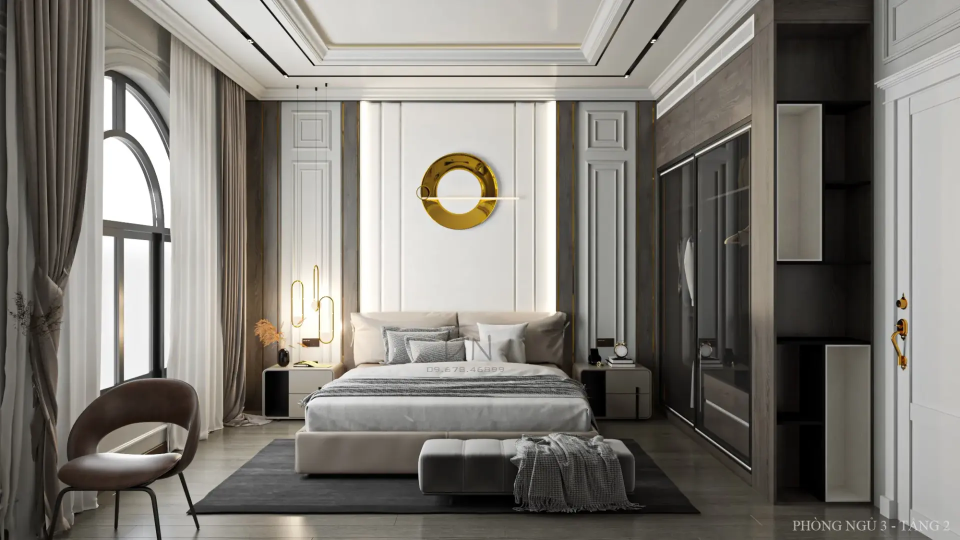 Interior Bedroom Scene