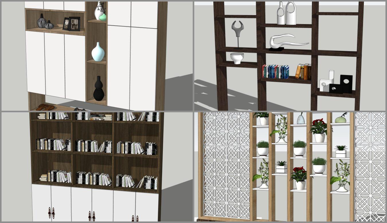 Combo Decorate Bookself