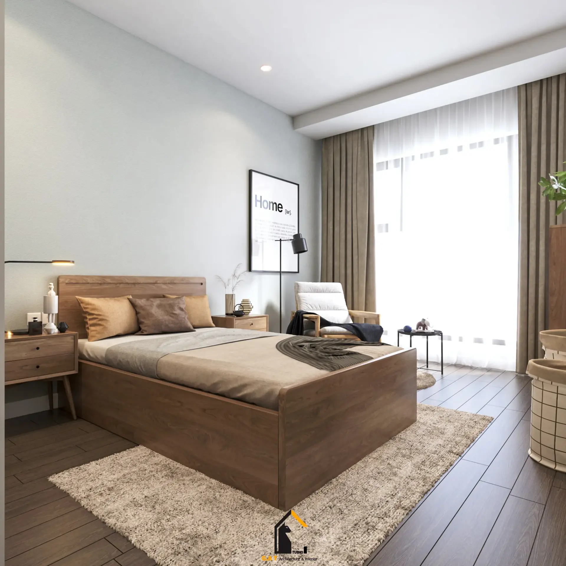Interior Bedroom Scene